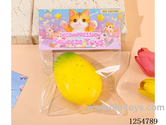 Stress Relief Squeeze Toy - Mango