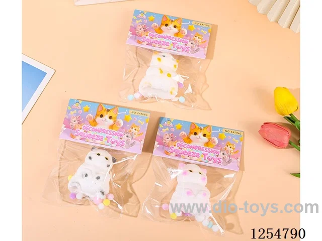 Stress Relief Squeeze Toy - Cat