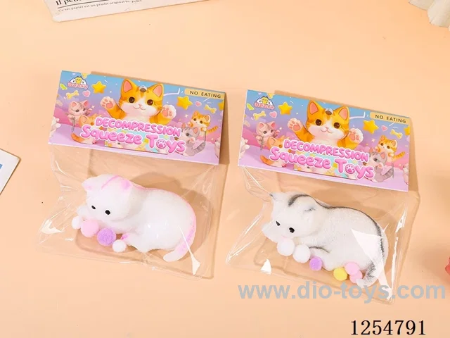 Stress Relief Squeeze Toy - Cat