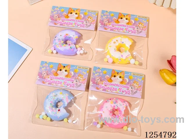 Stress Relief Squeeze Toy - Donut