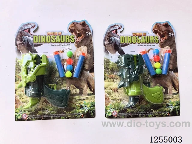 Dinosaur soft bullet ping pong gun