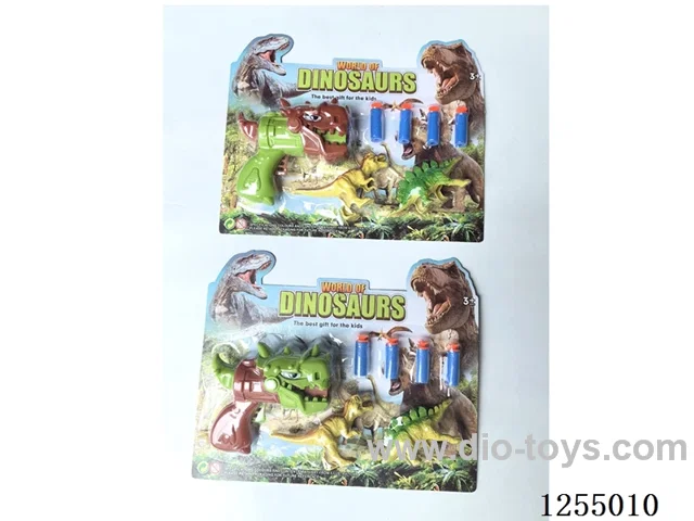 Dinosaur soft bullet ping pong gun
