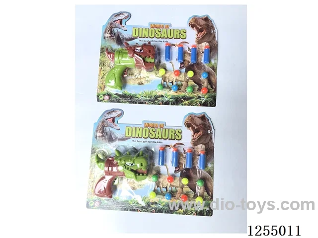 Dinosaur soft bullet ping pong gun