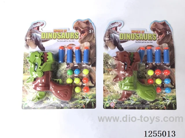 Dinosaur soft bullet ping pong gun