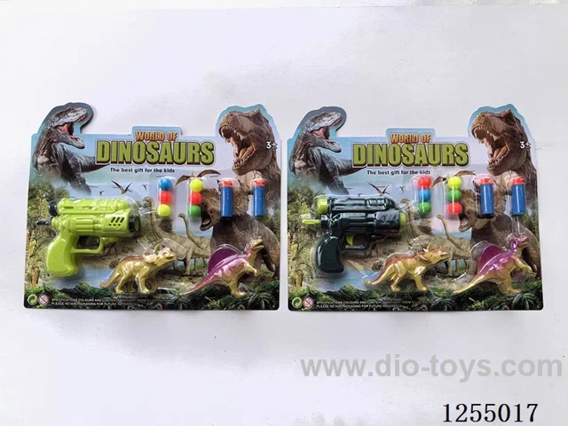 Dinosaur soft bullet ping pong gun