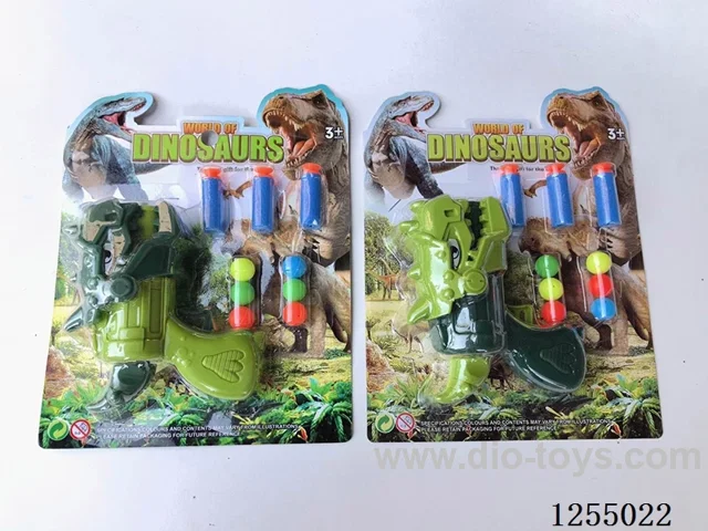 Dinosaur soft bullet ping pong gun