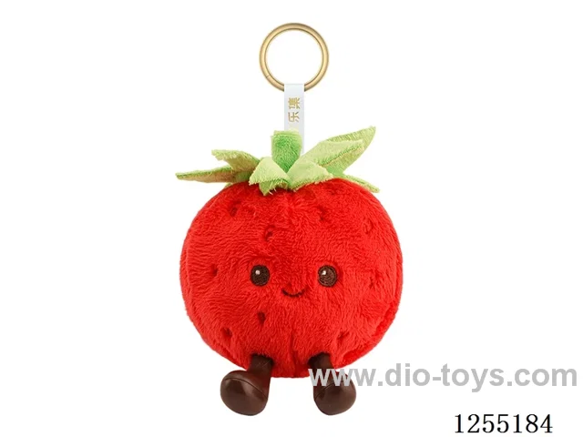 Strawberry Plush Keyring