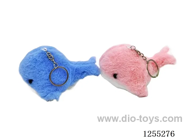 12cm Whale Plush Keychain Pendant