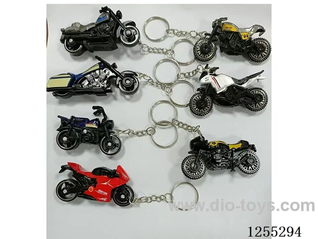 Alloy motorbike keychain