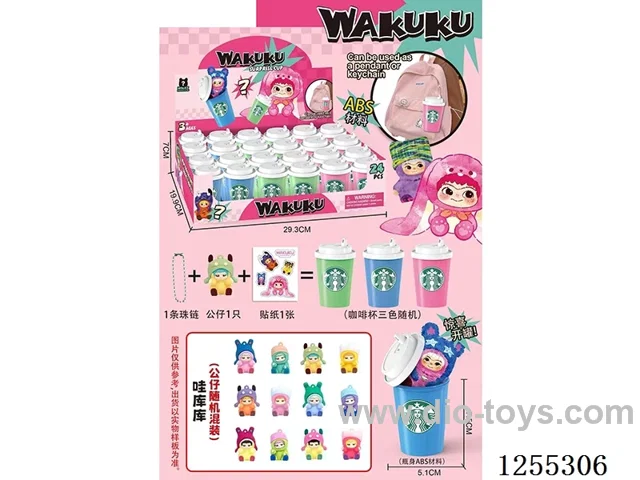 Wakuku Surprise Coffee Mug Keychain