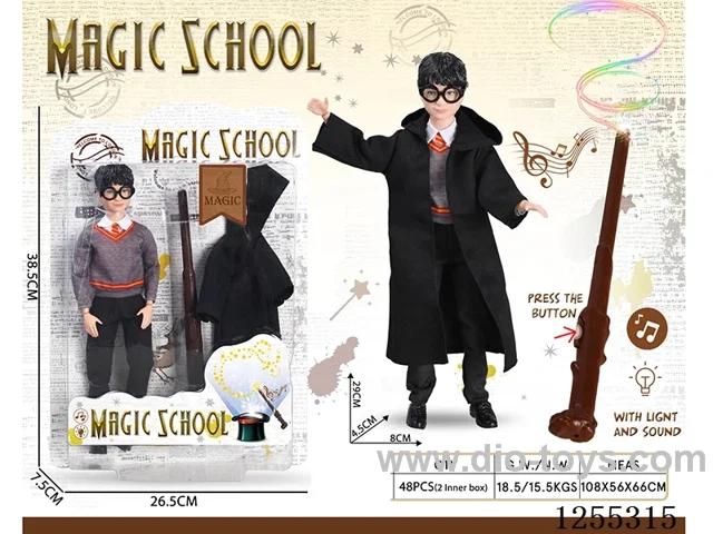 Magic School 11.5-inch 21-Joint Barbie + Magic Wand W L/M