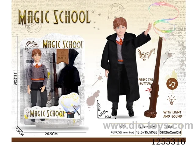 Magic School 11.5-inch 21-Joint Barbie + Magic Wand W L/M