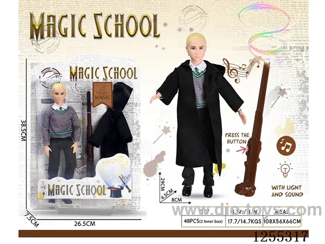 Magic School 11.5-inch 21-Joint Barbie + Magic Wand W L/M