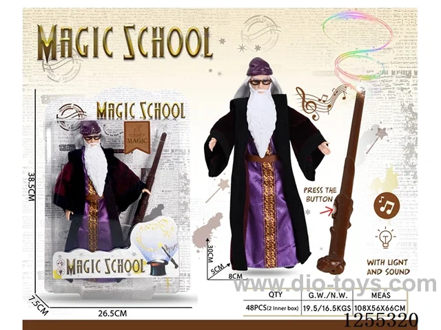 Magic School 11.5-inch 21-Joint Barbie + Magic Wand W L/M