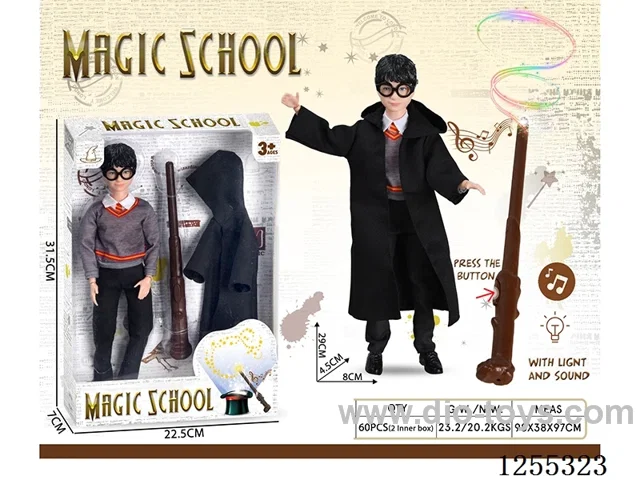 Magic School 11.5-inch 21-Joint Barbie + Magic Wand W L/M