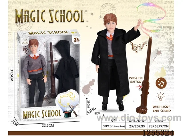 Magic School 11.5-inch 21-Joint Barbie + Magic Wand W L/M