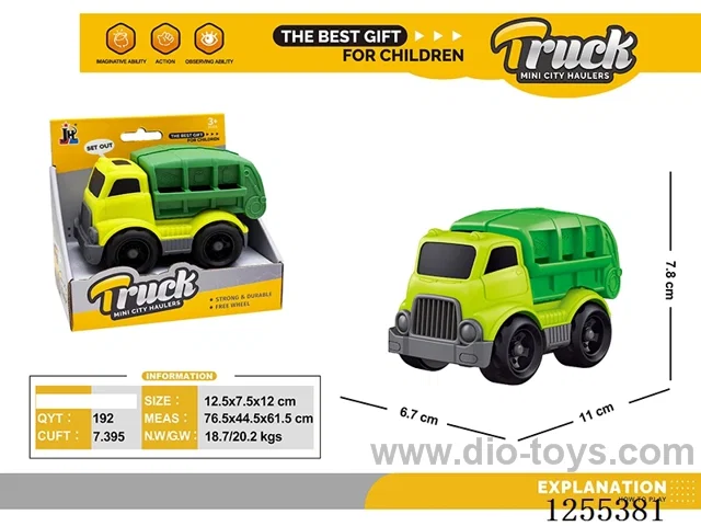 Mini cartoon sanitation vehicle