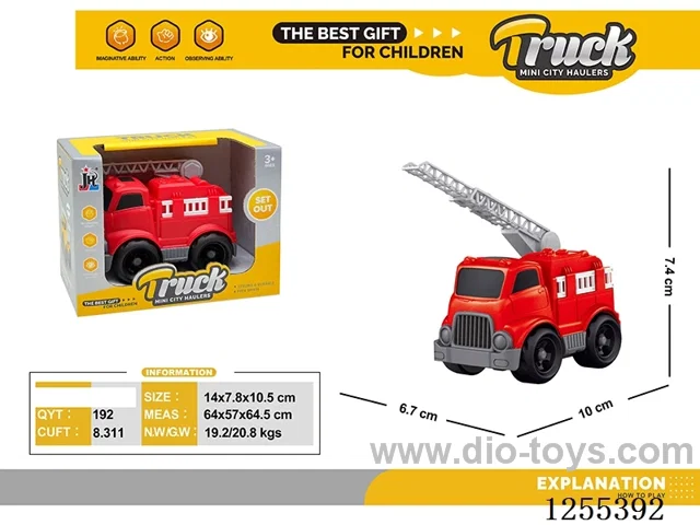 Mini cartoon fire truck