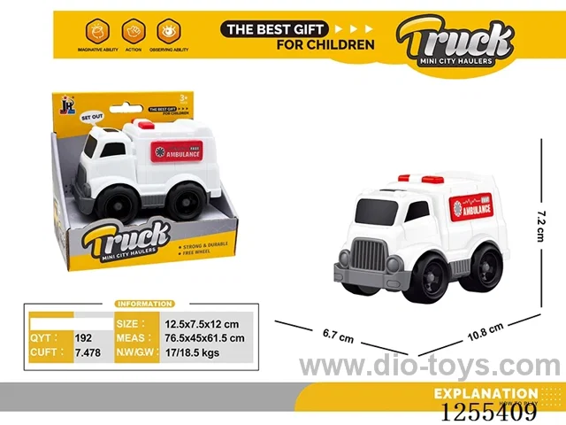 Mini cartoon ambulance