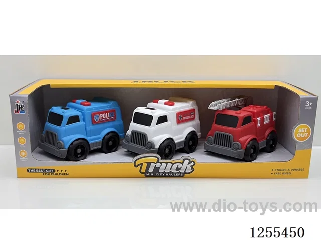 Mini cartoon car 3PCS