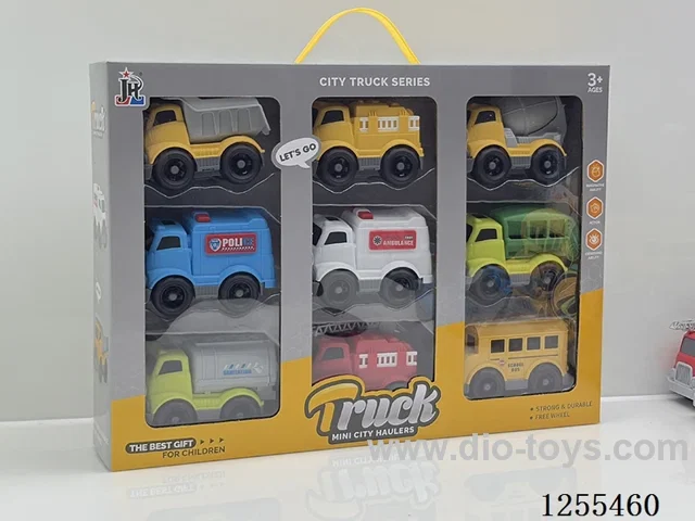 Mini cartoon car 9PCS