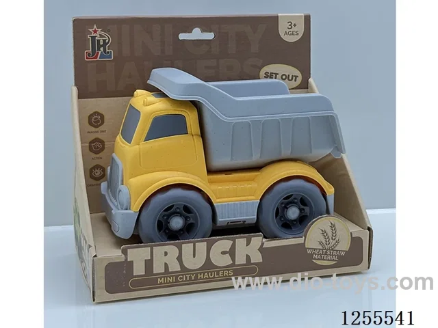 Straw cartoon dump truck