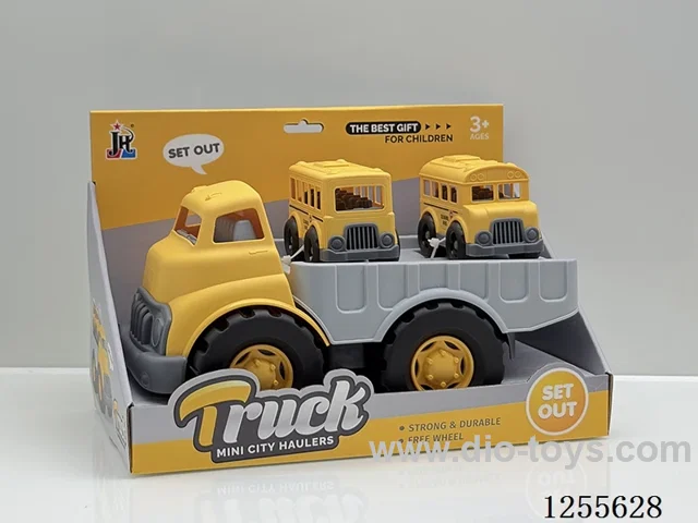 Cartoon flatbed car
