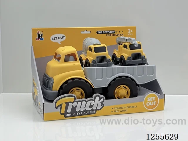 Cartoon flatbed car