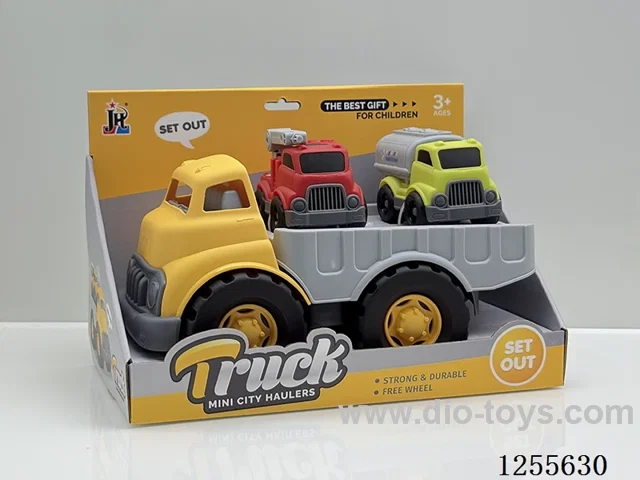 Cartoon flatbed car