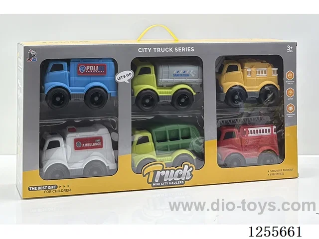 Cartoon car 6PCS