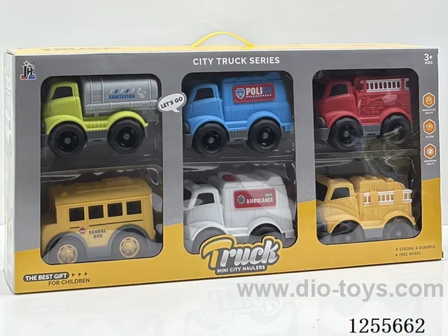 Cartoon car 6PCS
