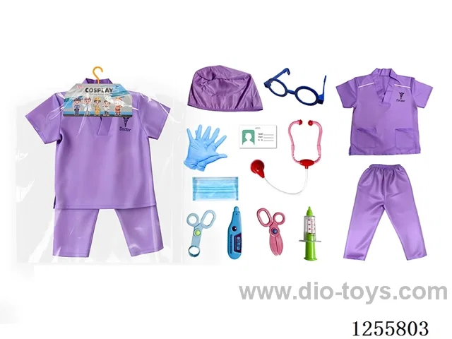 Cosplay Purple Scrubs