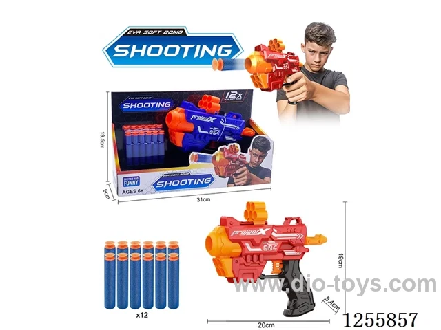 Manual soft bullet gun 2 colors