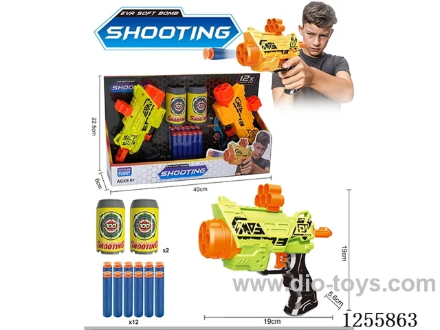 Manual soft bullet gun 2 colors