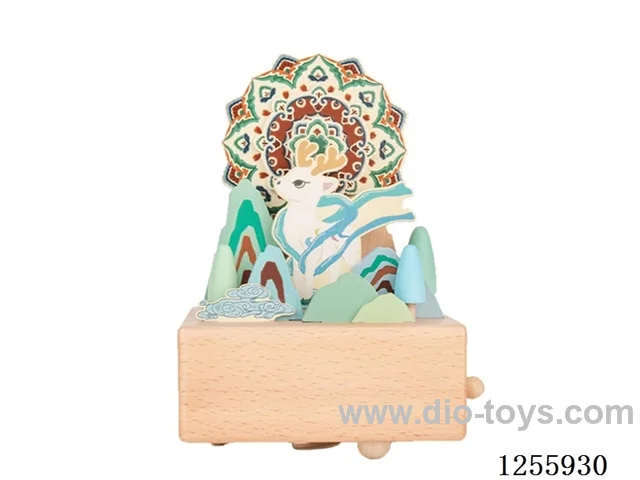 Nine-color deer music box