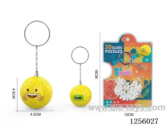 3D puzzle ball pendant