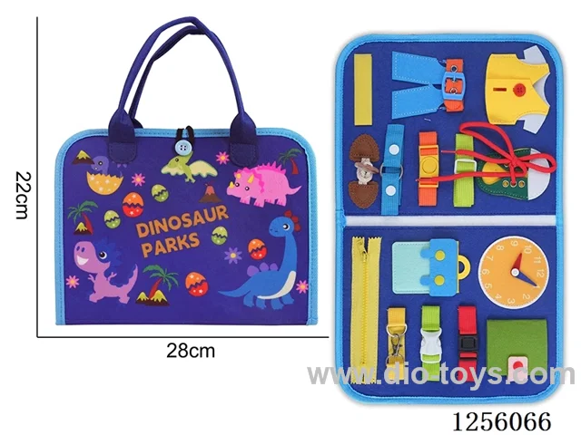 Montessori early education puzzle felt learning book