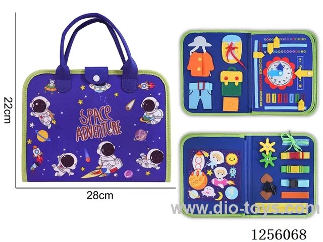 Montessori early education puzzle felt learning book