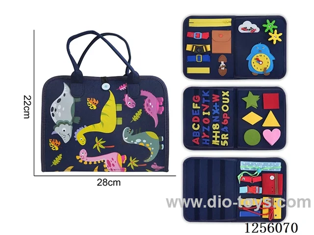 Montessori early education puzzle felt learning book