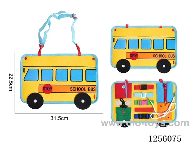 Montessori early education puzzle felt learning book