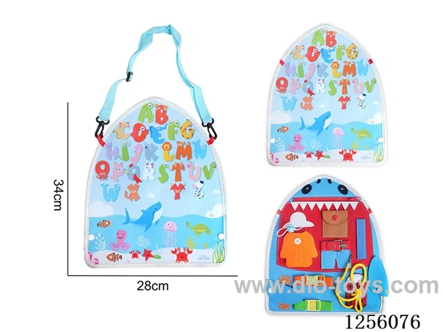 Montessori early education puzzle felt learning book