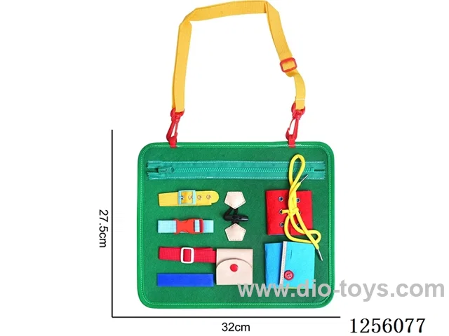 Montessori early education puzzle felt learning book