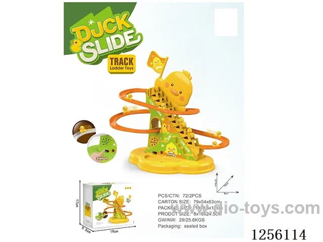 B/O track-duck climbing stairs W L/M not included battery