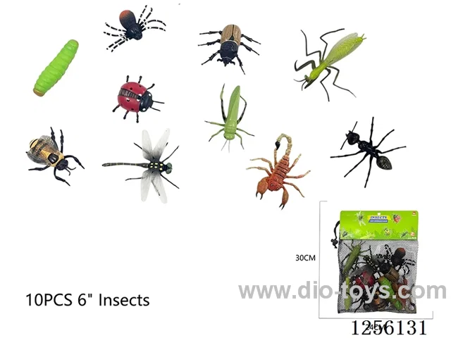 10PCS 6-inch Insect Animals