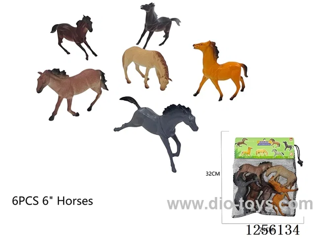 6PCS 6-inch Horses