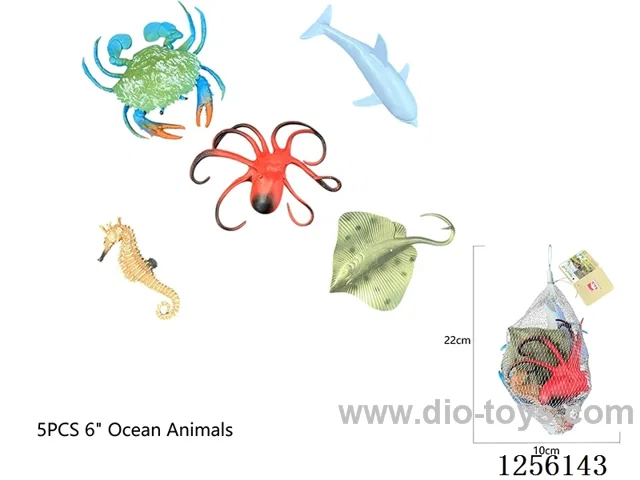 5PCS 6-inch Marine Animals