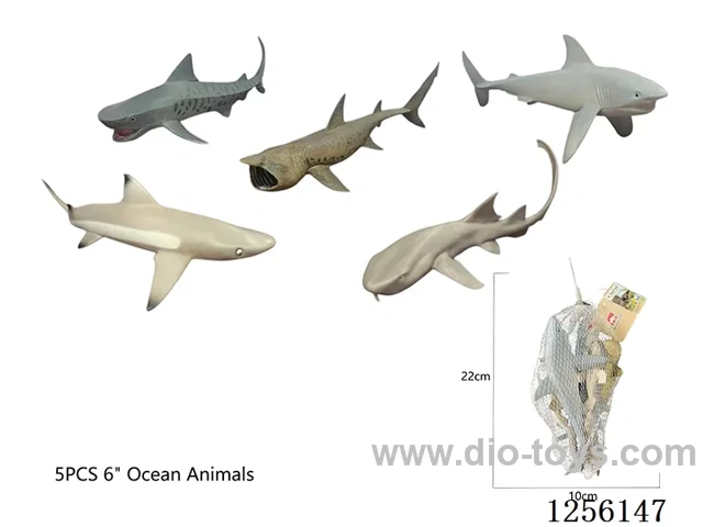 5PCS 6-inch Marine Animals