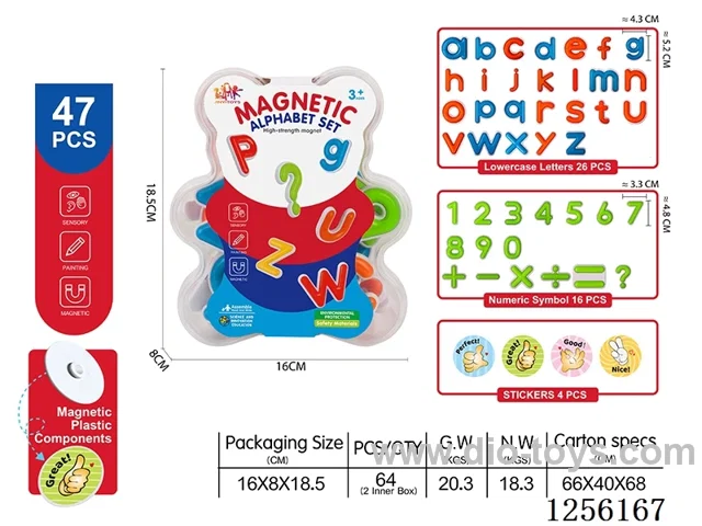 High-Strength Magnetic Letter Stickers