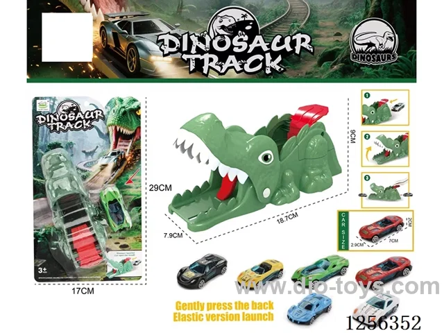 Catapult Dinosaur Track Car (with plastic car)