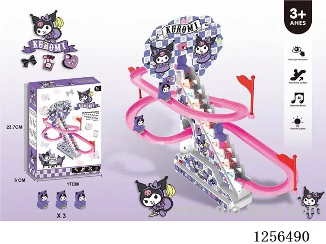 B/O Kuromi Stair Climber 3PCS (not included battery)